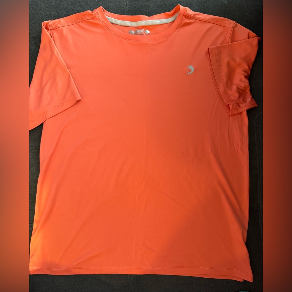 Reel Legends Vibrant Orange Short Sleeve Tee